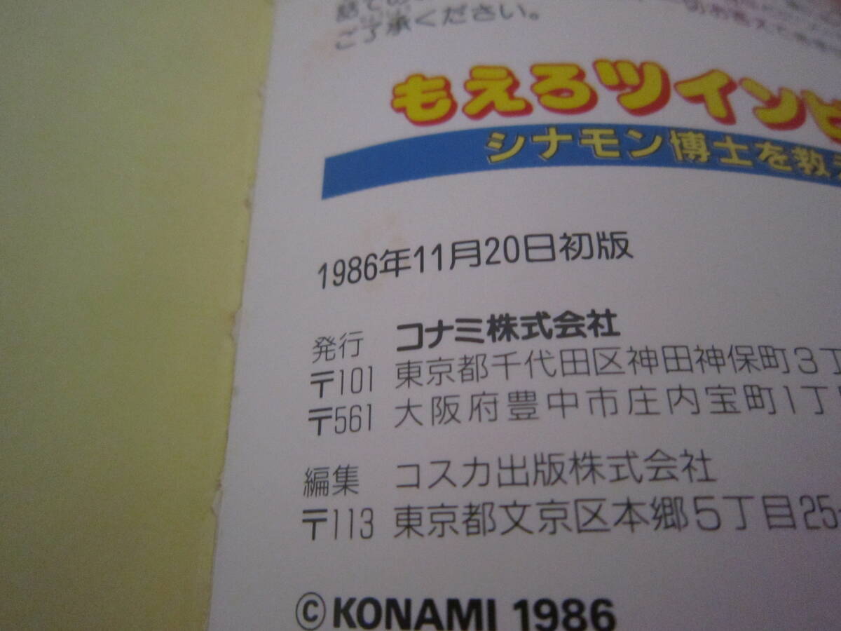 ファミコン ディスクシステム  もえろツインビー シナモン博士を救えの画像7