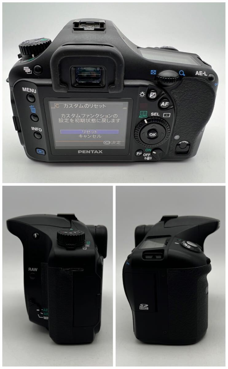 PENTAX ペンタックス K10D デジタル一眼レフ カメラ / D-BG2 / 28-90mm / 28-200mm セット 動作確認済み 現状品の画像3