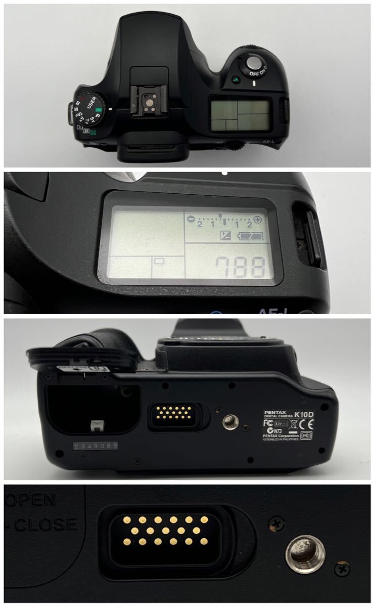 PENTAX ペンタックス K10D デジタル一眼レフ カメラ / D-BG2 / 28-90mm / 28-200mm セット 動作確認済み 現状品の画像4