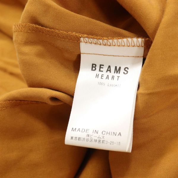 [ new goods unused ] BEAMS HEART Beams Heart waist ribbon! long sleeve long big shirt One-piece Sz.F lady's K4T00365_3#F