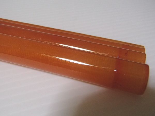  импорт Glass fly blank 7ft #3 прозрачный orange 4 секционный стакан удилище стакан удилище 