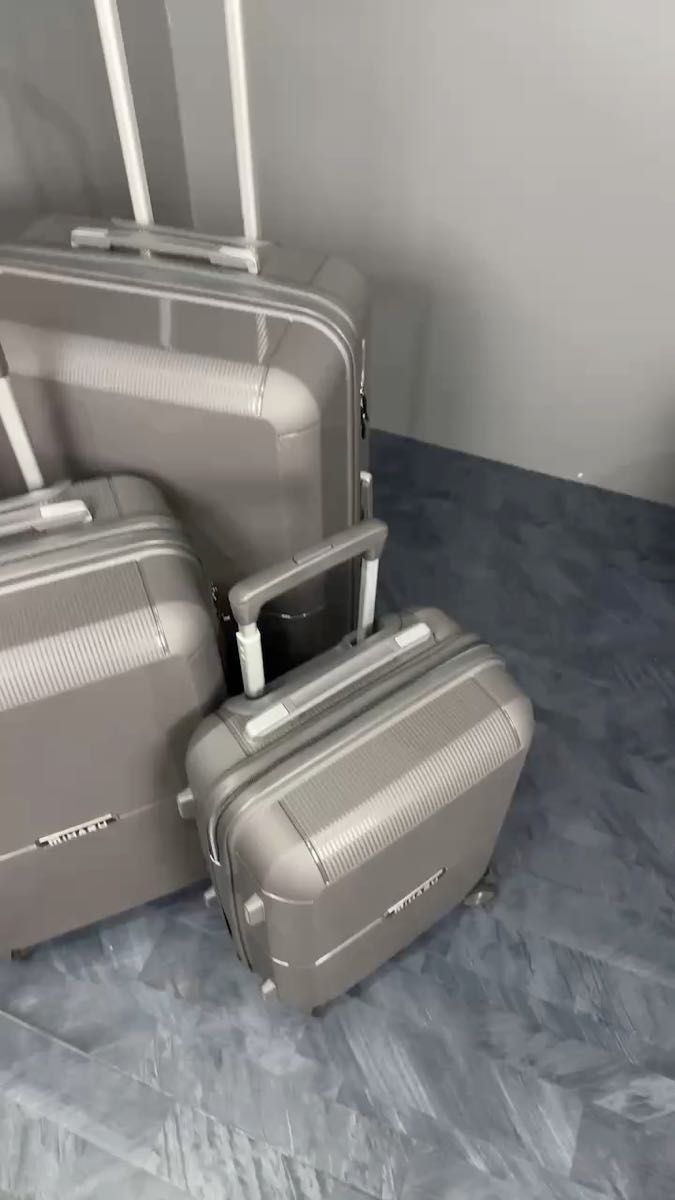 MIHARU1035#スーツケース キャリーケース 機内持込み 超軽量 (Sサイズ　グレー)