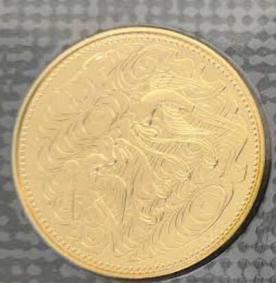 天皇在位60年 10万円金貨の画像1