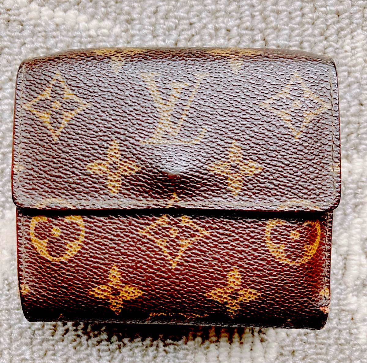 LOUIS VUITTON モノグラム ルイヴィトン              Wホック 折り財布