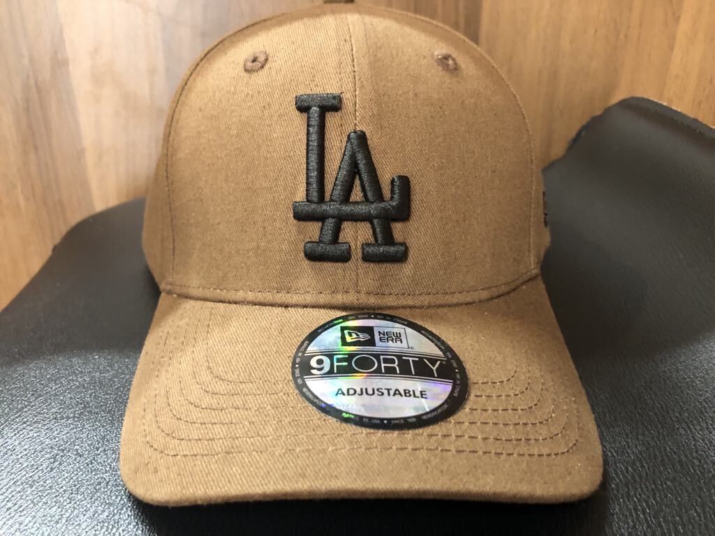 ニューエラ キャップ NEW ERA CAP LAドジャース 茶色　ブブラウン　フリーサイズ_画像2