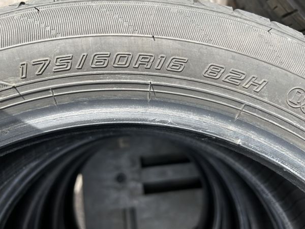 送料無料 2020年製 中古夏タイヤ　175/60R16 82H　エナセーブ EC204(SD1603)4本セット　DUNLOP ENASAVE　イグニス クロスビー アクア_画像2