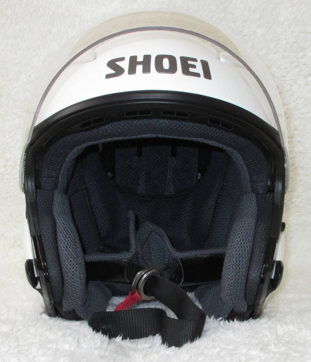shoei ショウエイ オープンフェイスヘルメット ジェットヘルメット j-stream ホワイト Mサイズの画像1