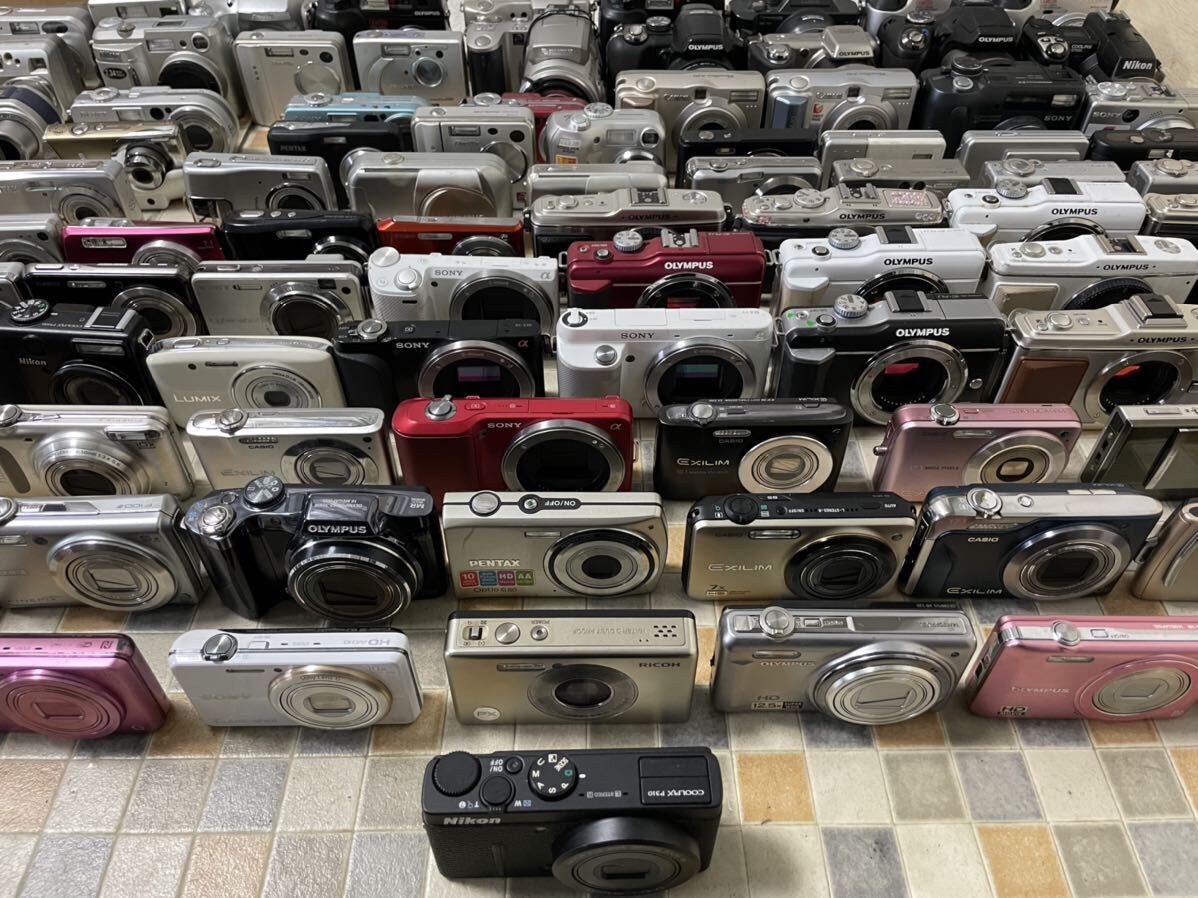 デジタルカメラ 100台 まとめ SONY Canon OLYMPUS CASIO Nikon FUJIFILM Panasonic Finepix デジカメ コンパクトデジタルカメラ の画像4