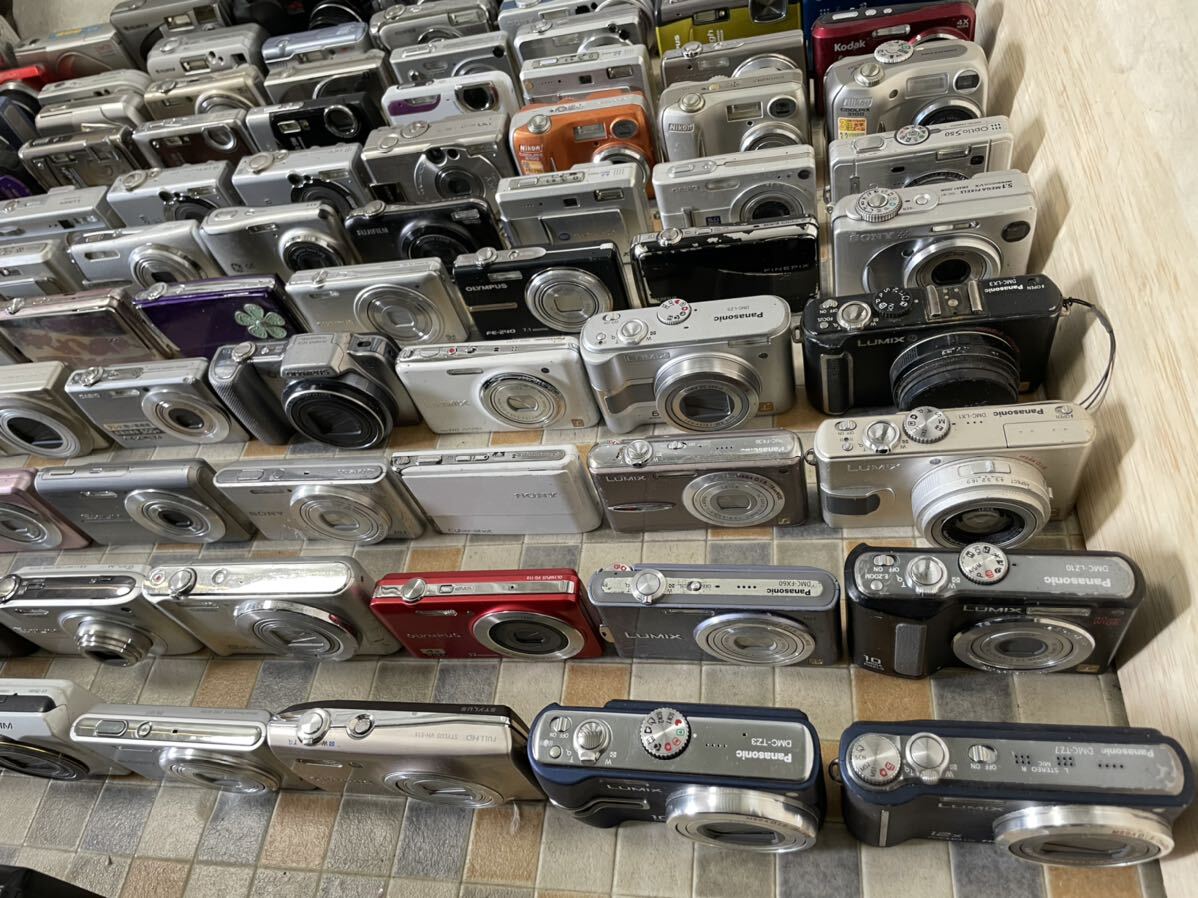 デジタルカメラ 100台 まとめ SONY Canon OLYMPUS CASIO Nikon FUJIFILM Panasonic Finepix デジカメ コンパクトデジタルカメラ の画像3
