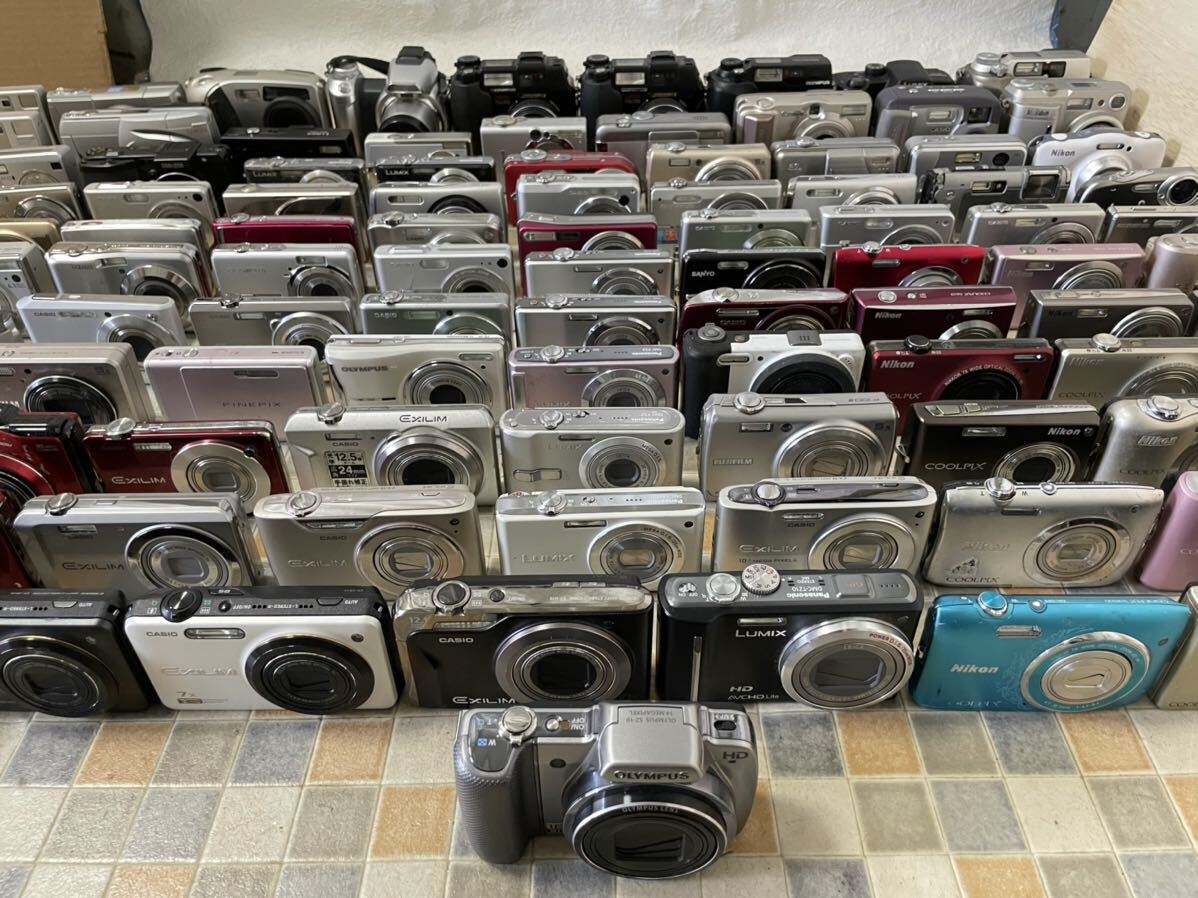 デジタルカメラ 100台 まとめ SONY Canon OLYMPUS CASIO Nikon FUJIFILM Panasonic Finepix デジカメ コンパクトデジタルカメラ の画像4