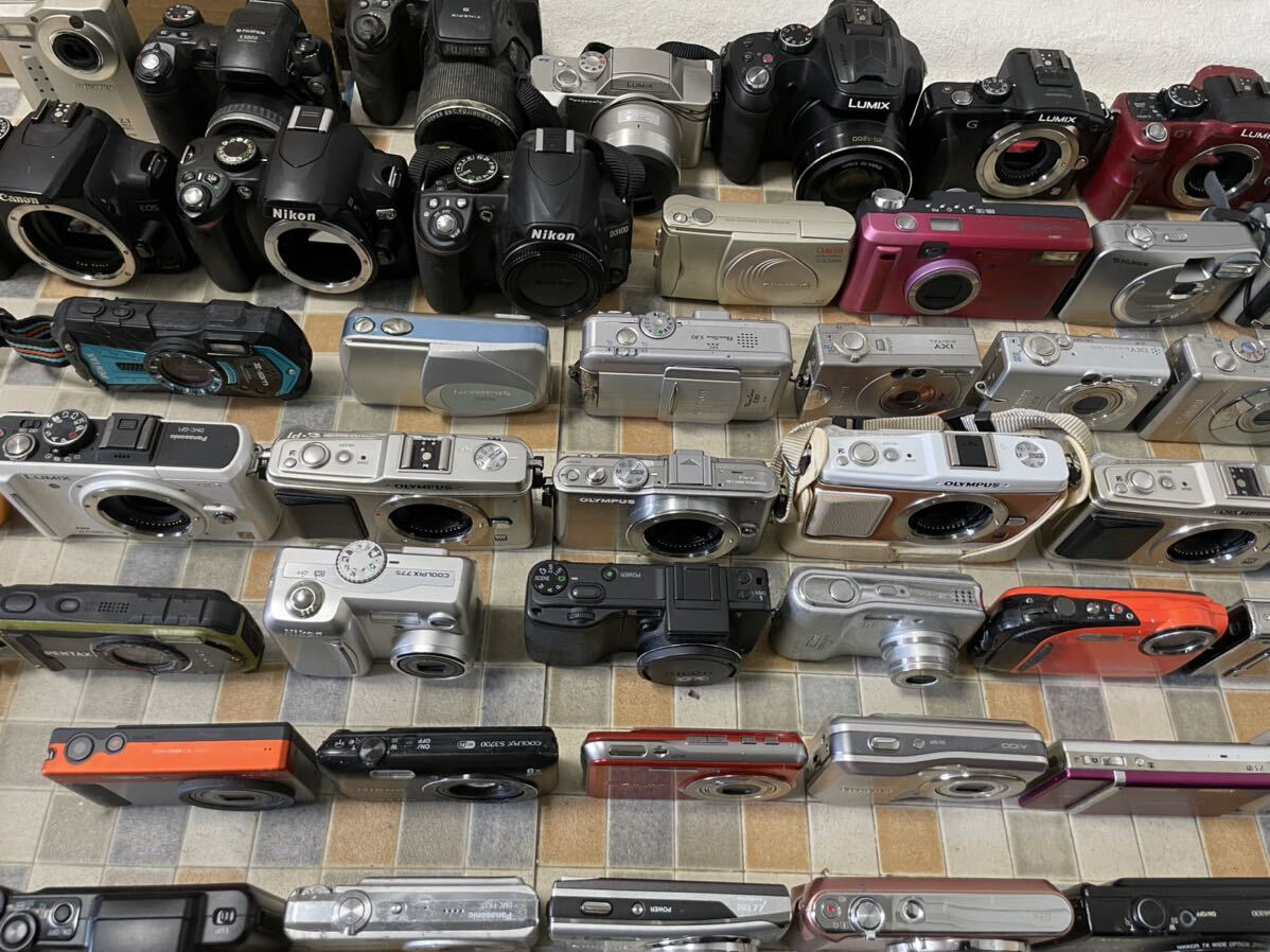 デジタルカメラ 91台 まとめ SONY Canon OLYMPUS CASIO Nikon FUJIFILM Panasonic Caplio Finepix デジカメ コンパクトデジタルカメラ の画像9