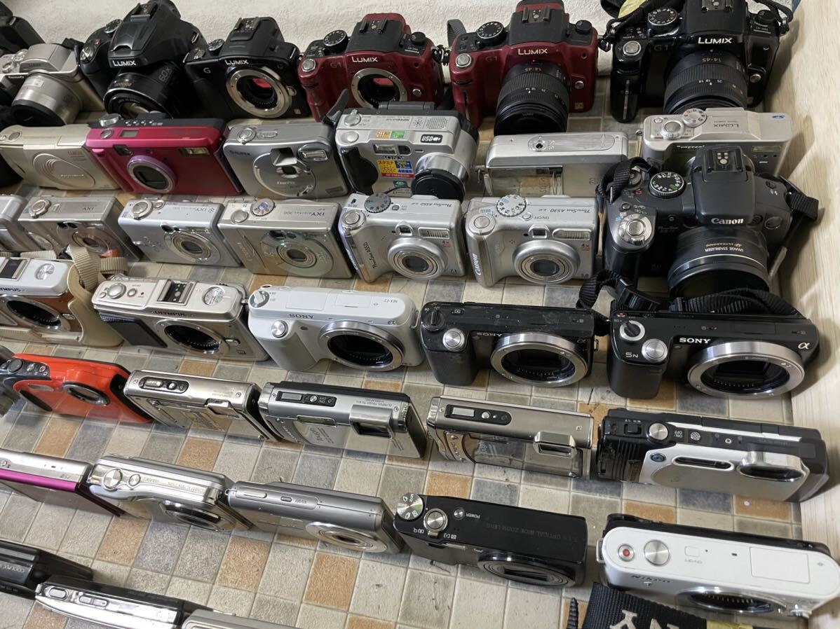 デジタルカメラ 91台 まとめ SONY Canon OLYMPUS CASIO Nikon FUJIFILM Panasonic Caplio Finepix デジカメ コンパクトデジタルカメラ の画像8