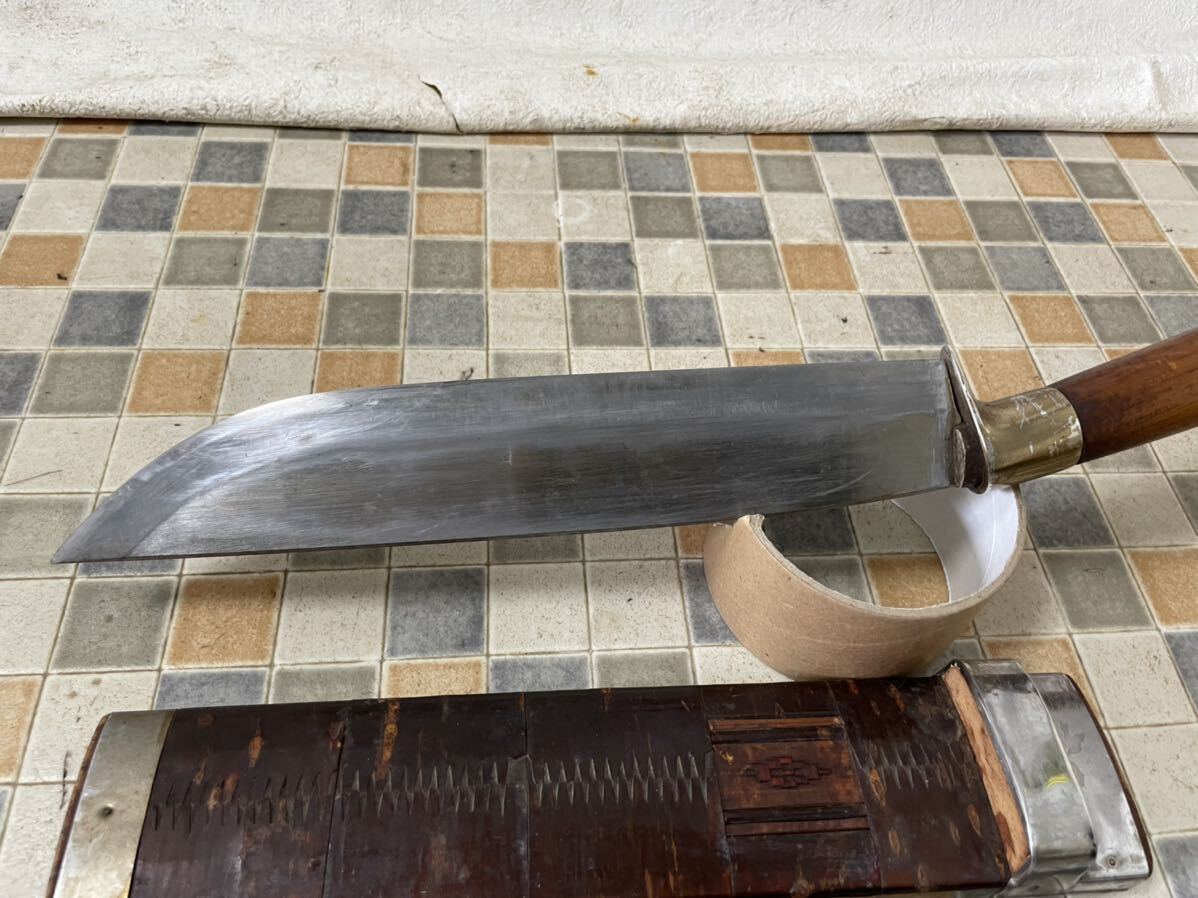 鉈 ナタ ナイフ 薪割り 大工道具 サバイバルナイフ キャンプ なた BBQ 狩猟刀 剣鉈 の画像2