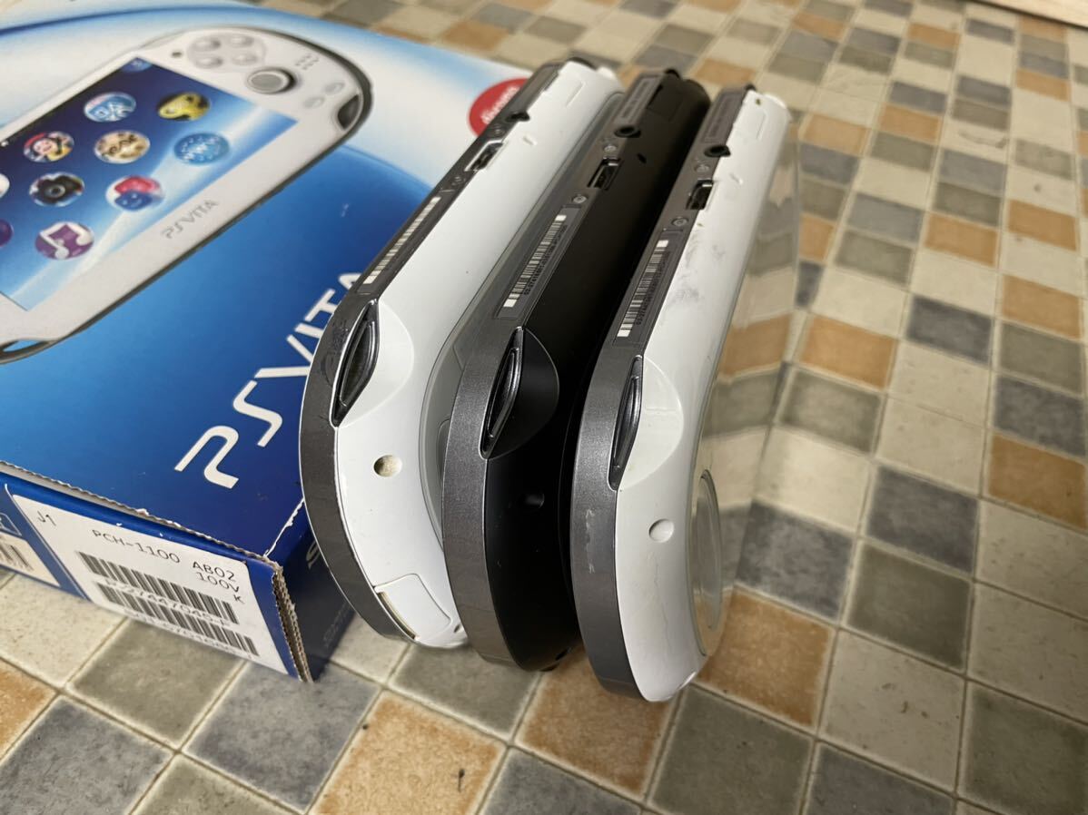 SONY PSVita ゲー厶機 3台 まとめ ソニー Vita PSVITA の画像10