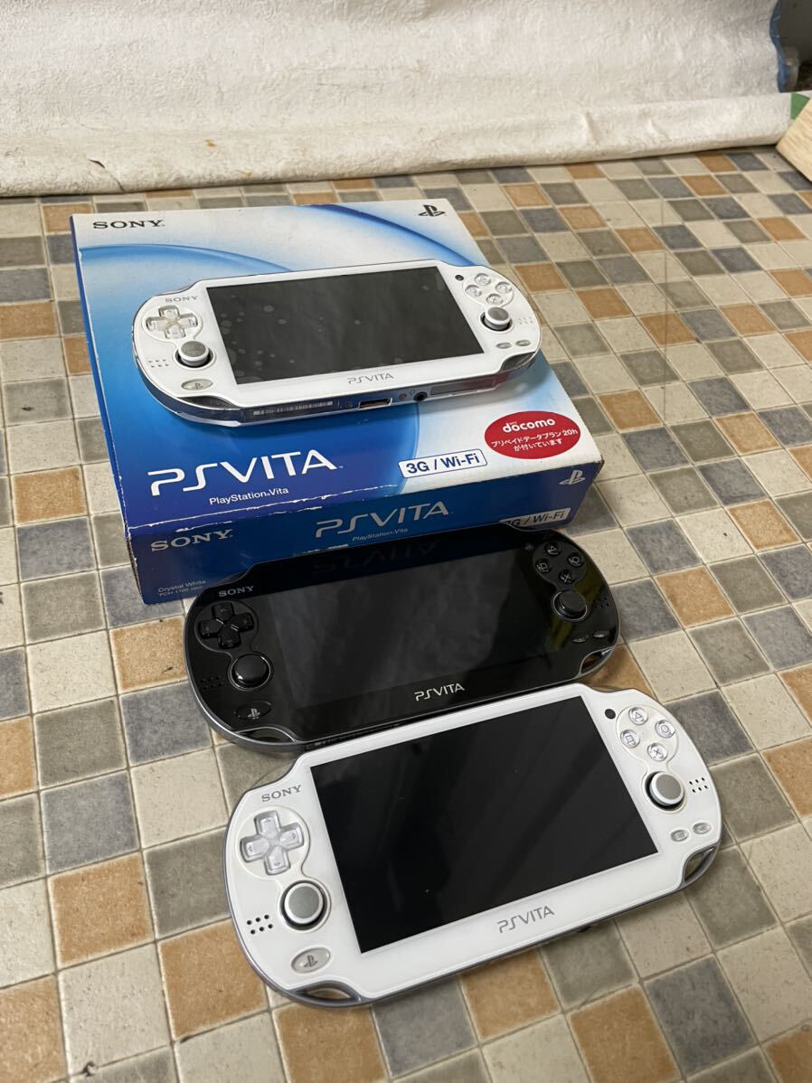 SONY PSVita ゲー厶機 3台 まとめ ソニー Vita PSVITA の画像2