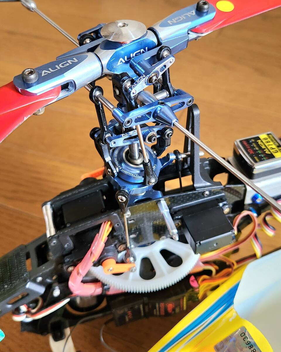 *ALIGN*T-ERX*450*RC worn * full set ( Propo less )* original aluminium parts great number installing * prompt decision setting equipped * used beautiful goods * super-discount 1 jpy start *