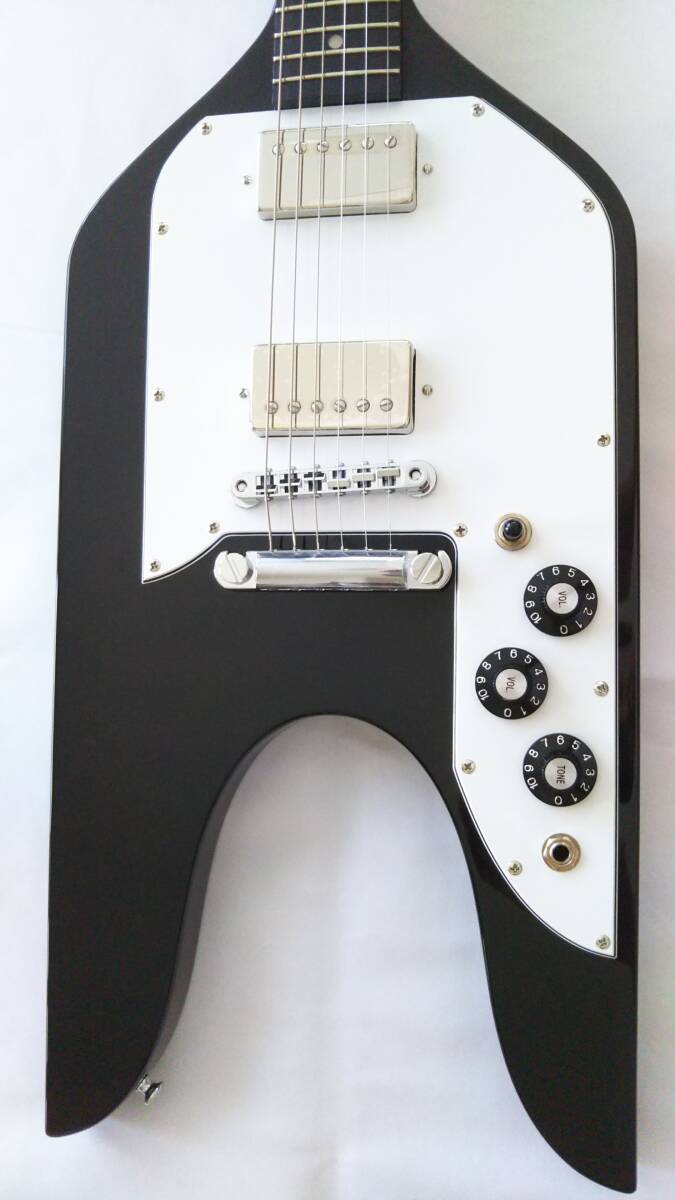 Guitarna RoxyArrow Black Seymour Duncan pickup Gibson タイプ628mm ミディアムスケール の画像2