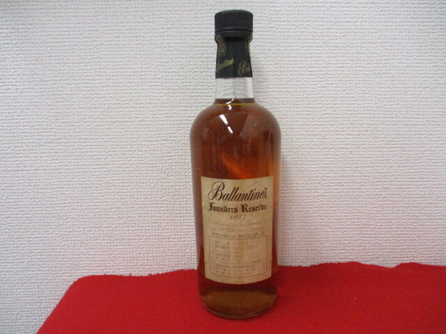 【919】★バランタイン Ballantines★ファウンダーズリザーブ1827 ベリーオールド / 750ml 43％ (スコッチ ウイスキー)  ※同梱不可の画像8