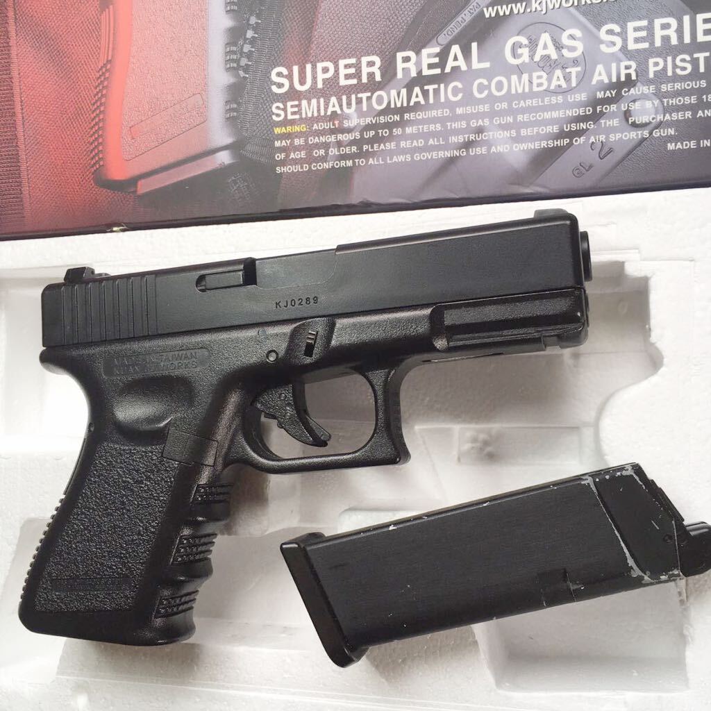 KJ works G19 ガスブローバックガン グロック GBB 中古品の画像2