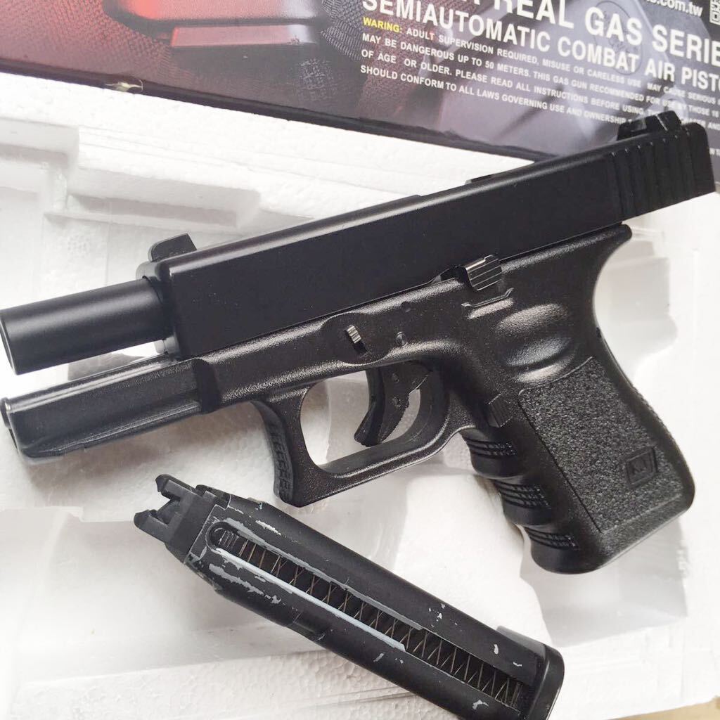 KJ works G19 ガスブローバックガン グロック GBB 中古品の画像3