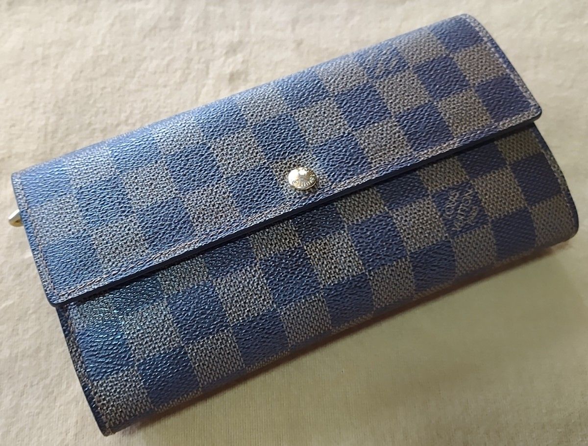 ルイヴィトン◎ダミエ エベヌ◎ポルトフォイユ・サラ　長財布　N61734　LOUIS VUITTON☆外観は極美品☆