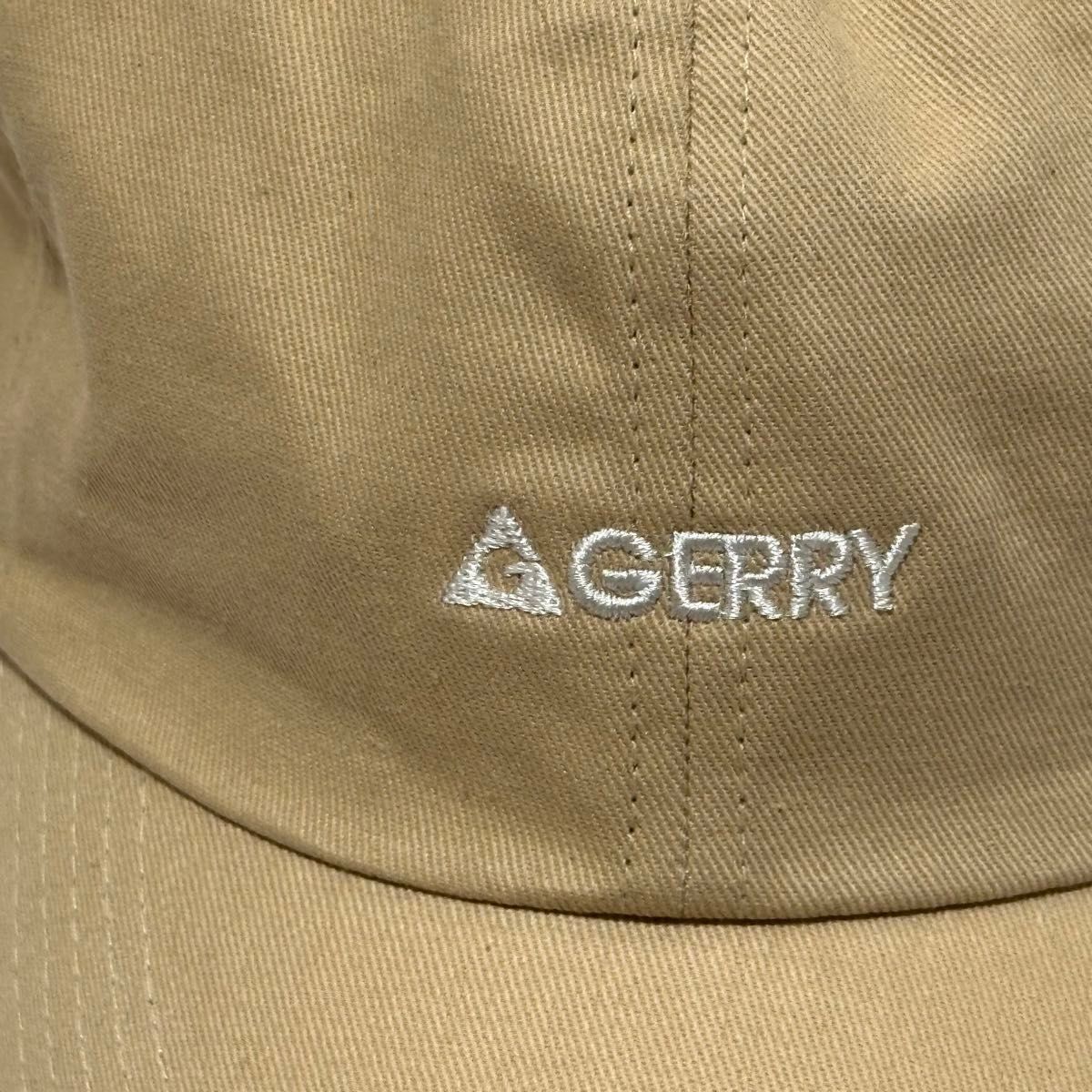新品 GERRY/ジェリーメンズ レディース  刺繍　ロゴ キャップ  ベージュ ユニセックス コットン