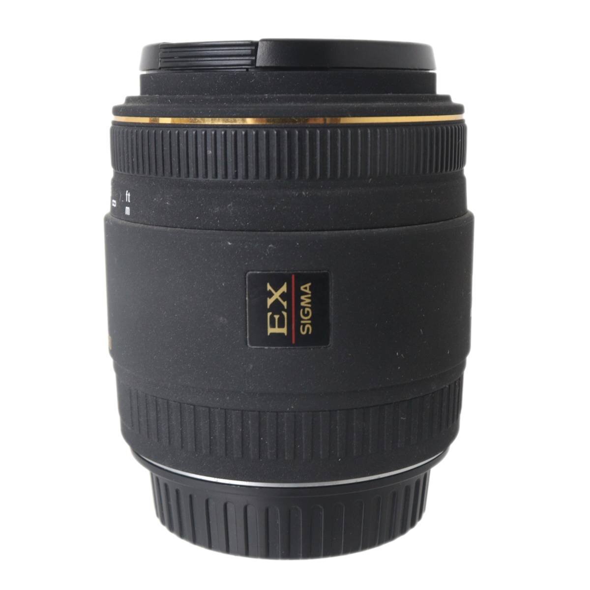 SIGMA シグマ 50mm F2.8 EX MACRO for CANON AF 元箱、取扱説明書、前後キャップ 4005151 NT ABランクの画像3