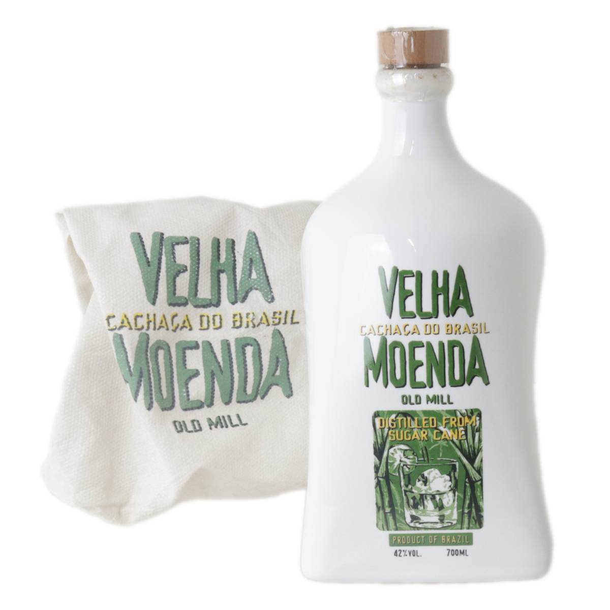  old sake VELHA MOENDAka car saka car -sa Brazil .. sake ceramics bottle weight 1222g 700ml alcohol frequency 42% NT cloth sack equipped 