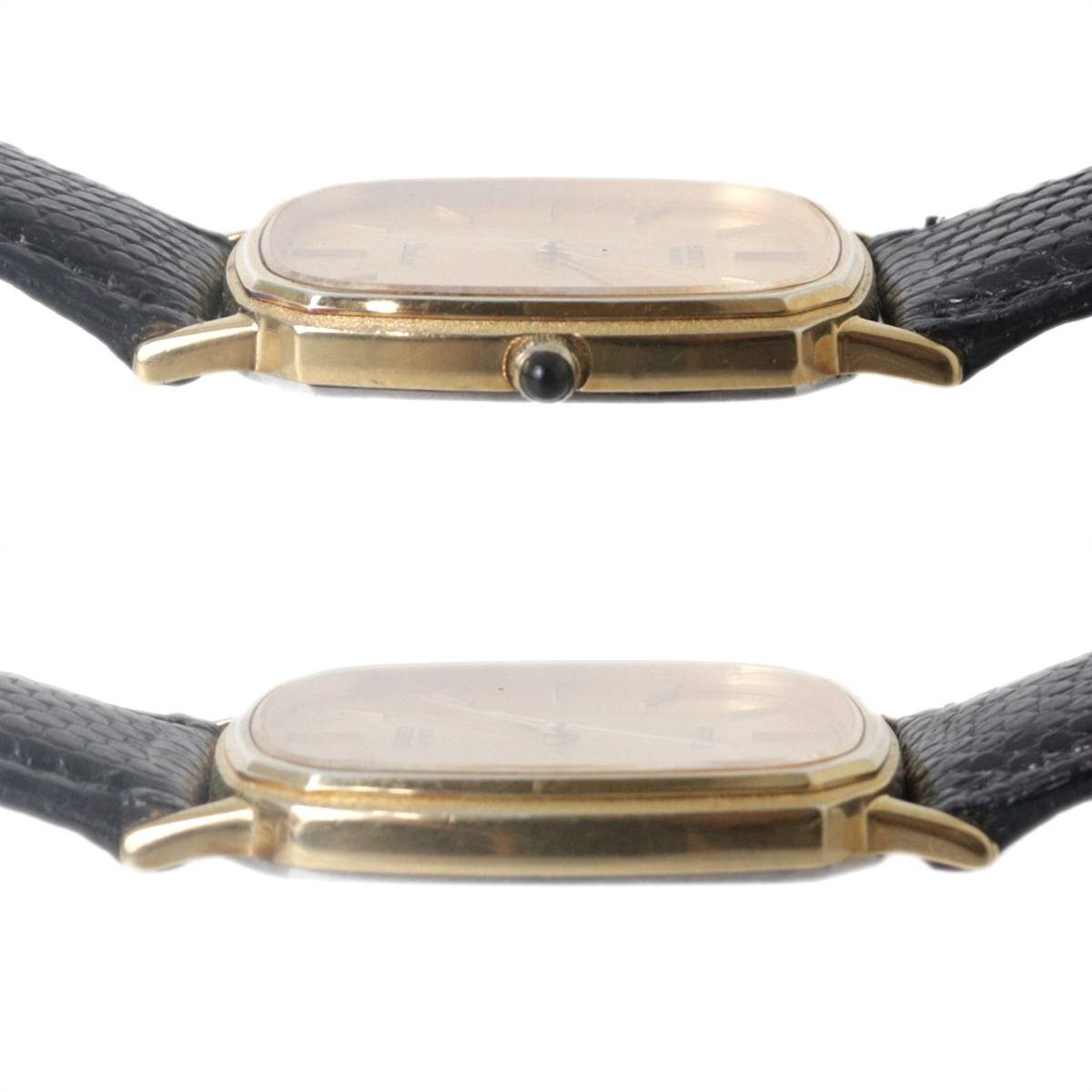 [ used ] SEIKO Seiko Dolce Dolce men's quartz wristwatch after market belt 6030-5550 arm around approximately 16~20cm(7 hole adjustment ) NT BC rank 