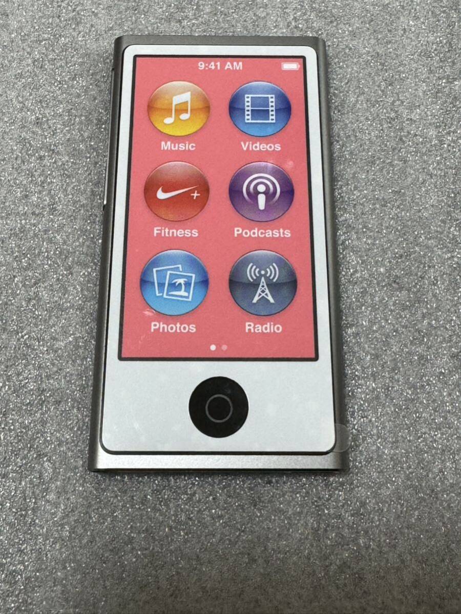 iPod nano 第7世代　16GB スペースグレー　新品未使用品_画像2