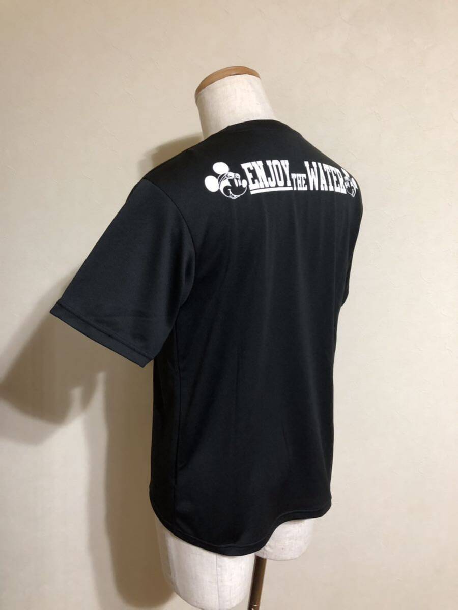 arena アリーナ ミッキーマウス ドライ Tシャツ ウェア トップス サイズM 半袖 黒 DIS-3319 デサント 水泳の画像9