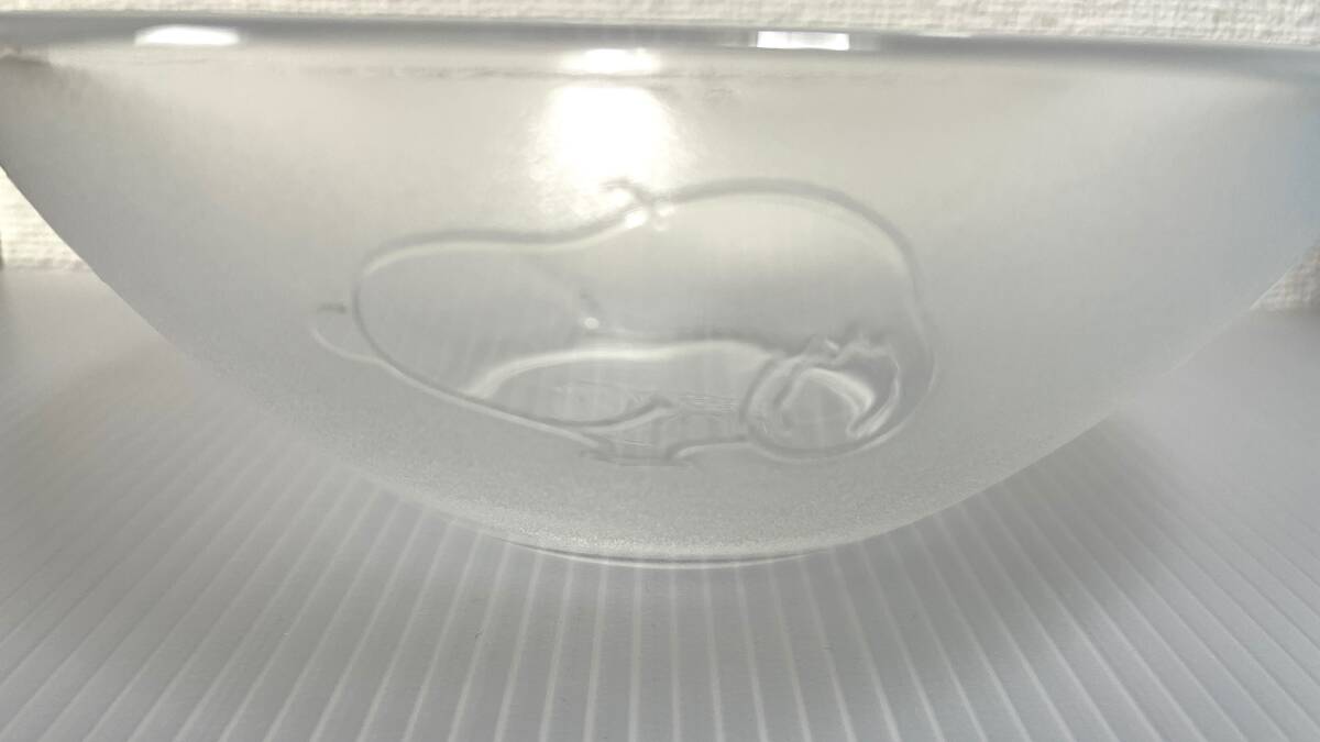 激レア品 未使用新品 スヌーピー SNOOPY 皿 ローソン LAWSON 透明皿 ピーナッツ_画像7