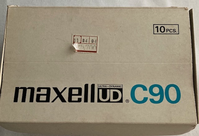 中古 maxell UD C90カセットテープ10本  元箱入り       1549の画像1