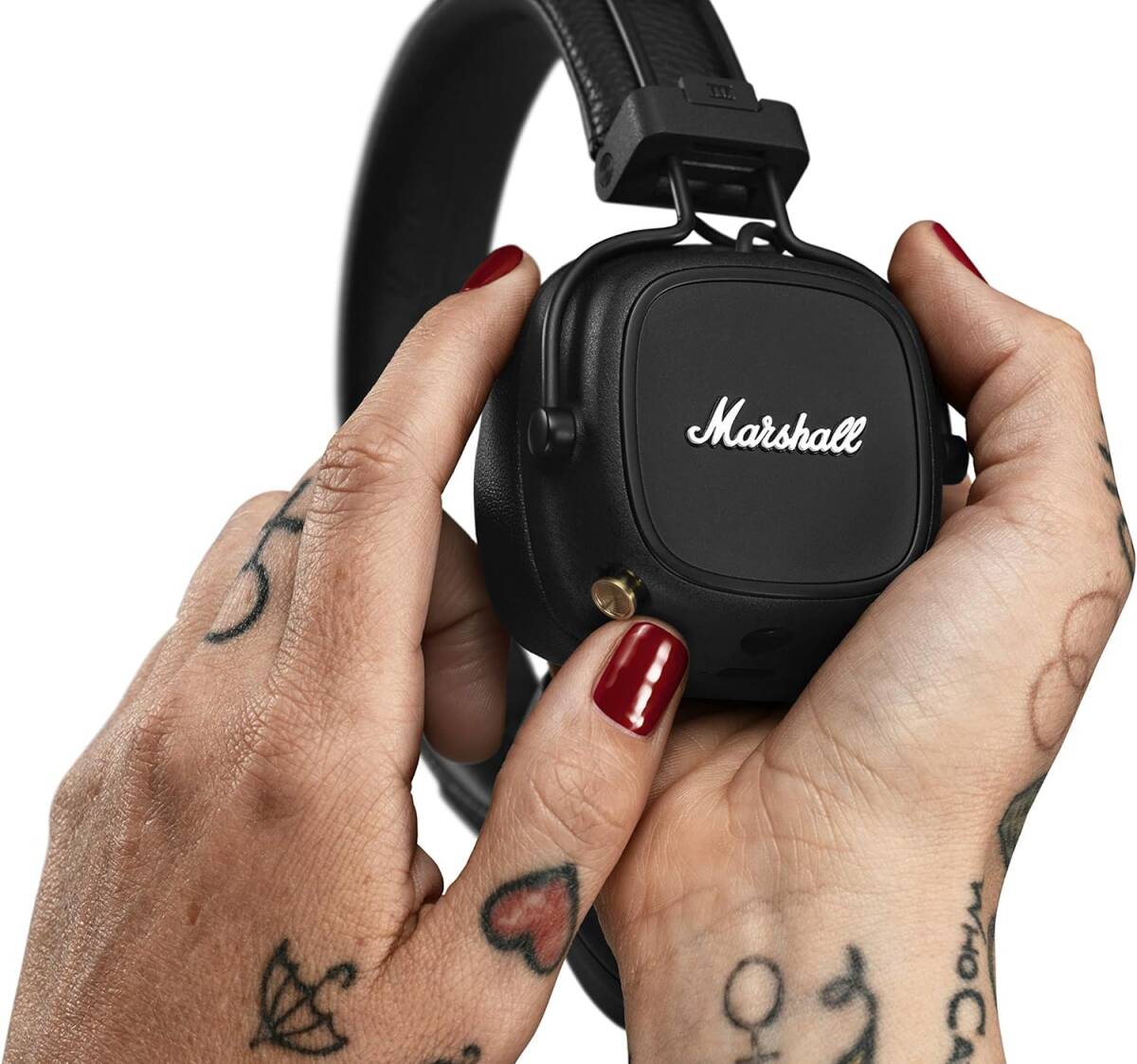 Marshall ワイヤレスオンイヤーヘッドホン Major Ⅳ ブラック Marshall ワイヤレスオンイヤーヘッドホン Major Ⅳ ブラック