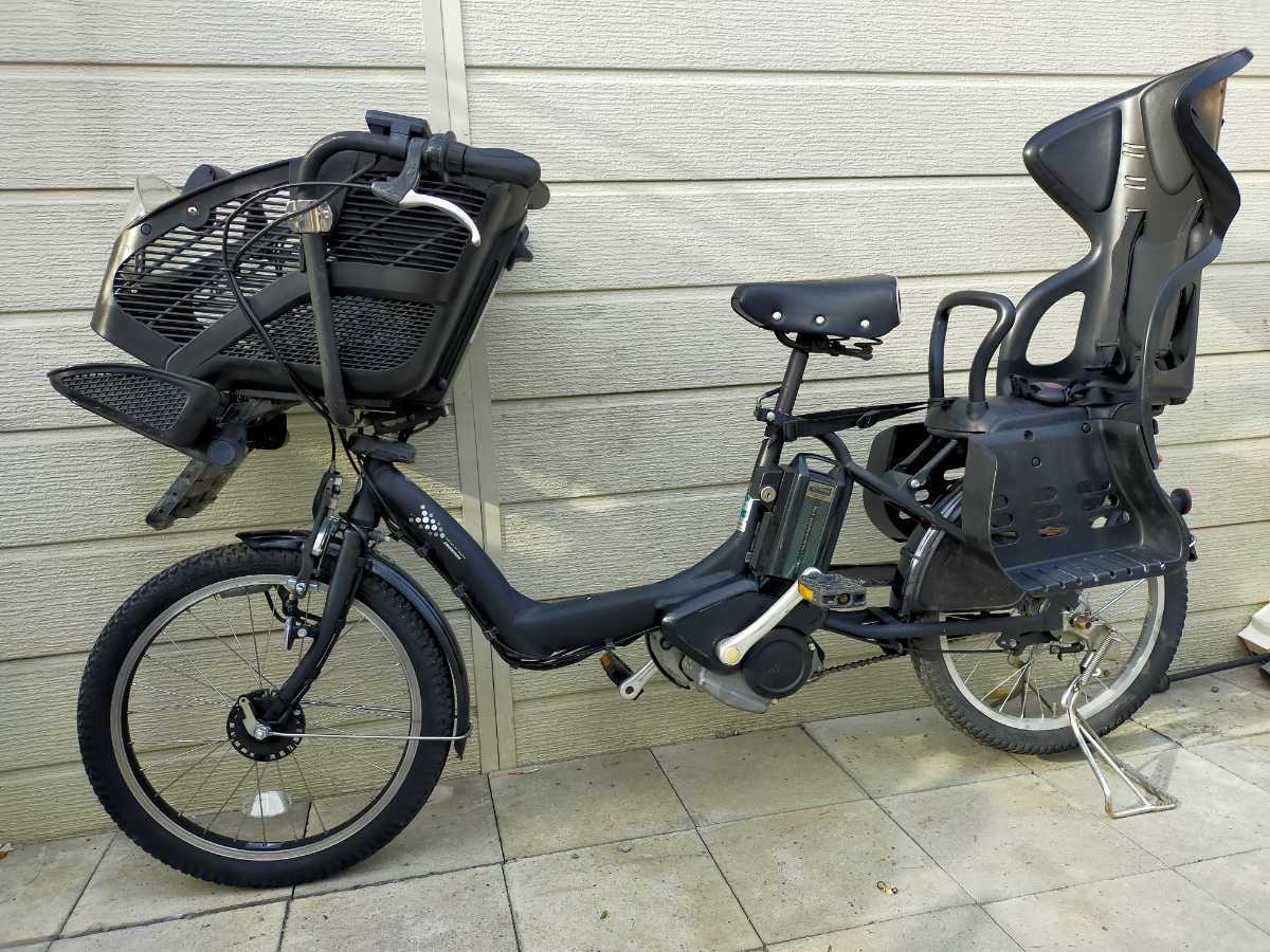 ブリジストン Angelino petite 電動アシスト自転車 20インチ A77 2012年 内装3段変速 8.7Ahバッテリー・充電器 整備済み自転車！ W082304の画像5