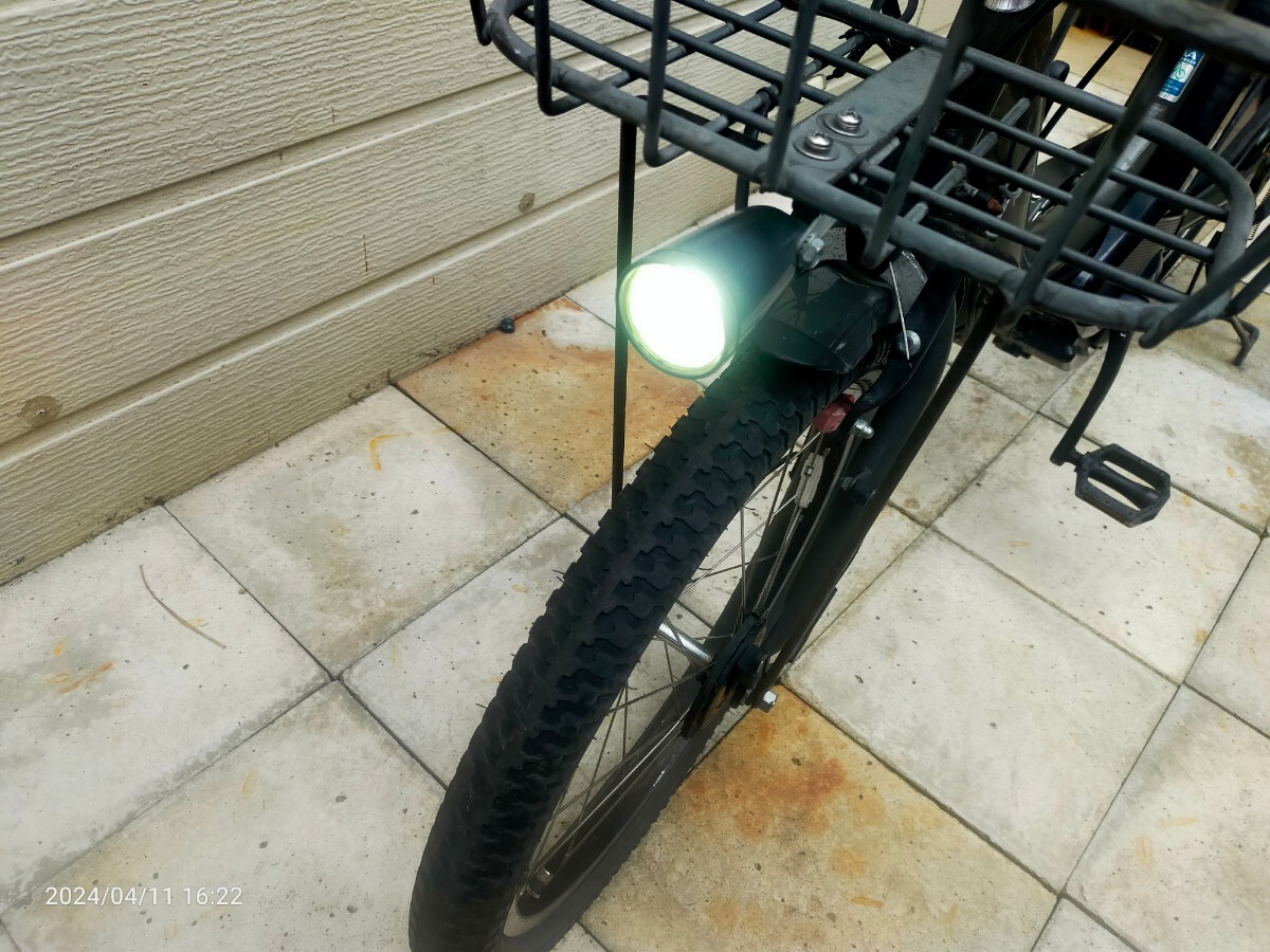ブリヂストン bikke BKOL82 ビッケ 電動アシスト自転車 20インチ ダークグレー 内装3段変速 (バッテリー・充電器付) 整備済 C3041101の画像5