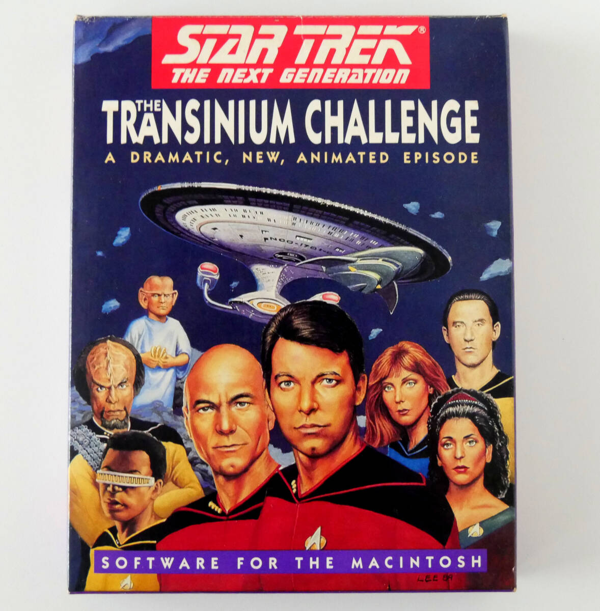 MAC版です　Star Trek The Next Generation / The Transinium Challenge 新スタートレック_画像1