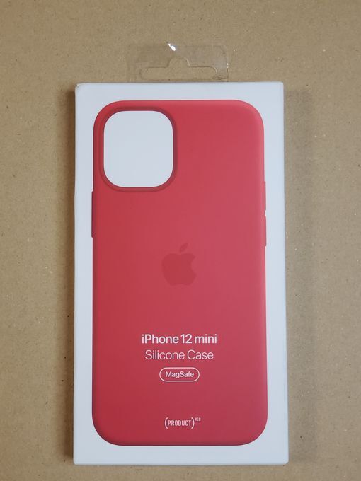 MagSafe対応 Apple 純正品◆iPhone 12 mini Silicone Case with MagSafe - Red シリコーンケース -レッドの画像3