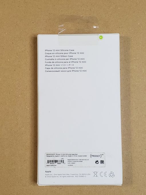 MagSafe対応 Apple 純正品◆iPhone 12 mini Silicone Case with MagSafe - Red シリコーンケース -レッドの画像4