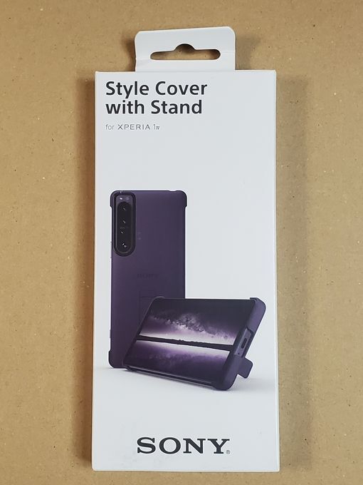 SONY◆Xperia 1 IV Style Cover with Stand パープル XQZ-CBCT/V PUケース [純正 並行輸入品] の画像4