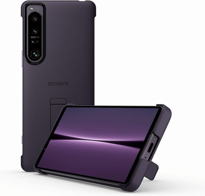 SONY◆Xperia 1 IV Style Cover with Stand パープル XQZ-CBCT/V PUケース [純正 並行輸入品] の画像1