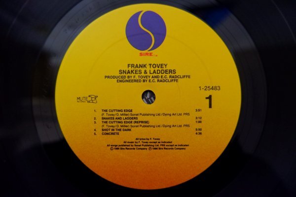 P3-035＜LP/US盤＞Frank Tovey / Snakes & Laddersの画像4