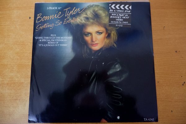 P3-123＜12inch/UK盤/美盤＞ボニー・タイラー Bonnie Tyler / Getting So Excited_画像1