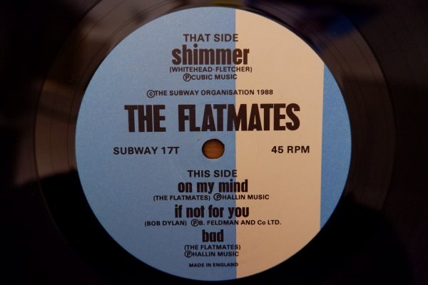 P3-127＜12inch/UK盤/美盤＞The Flatmates / Shimmerの画像4