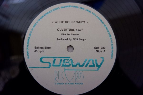 Q3-275＜12inch/ベルギー盤/美盤＞White House White / Ouvertureの画像4