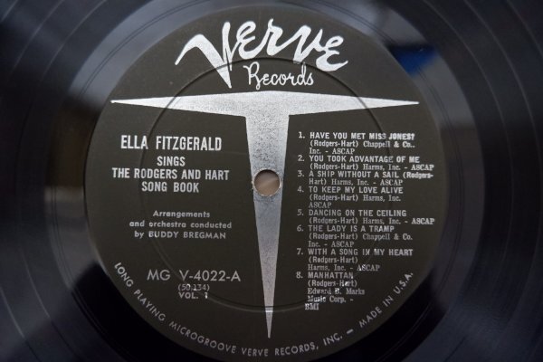 S3-196＜LP/US盤＞エラ・フィッツジェラルド Ella Fitzgerald / Sings The Rodgers And Hart Song Book, Volume 1の画像4