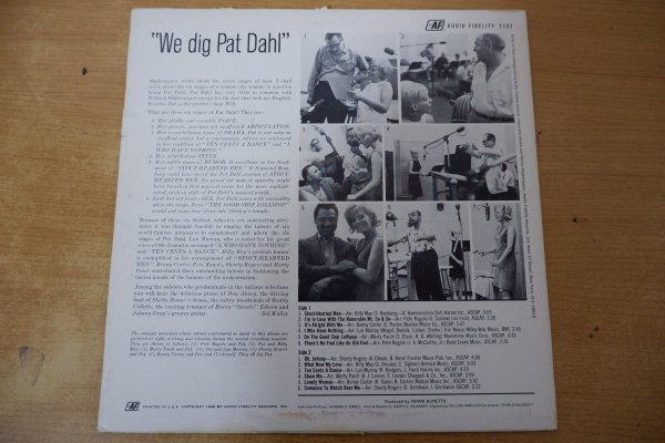 S3-274＜LP/US盤/美盤＞Pat Dahl / We Dig Pat Dahlの画像2