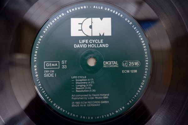 U3-032＜LP/独盤/美盤＞David Holland / Life Cycleの画像4