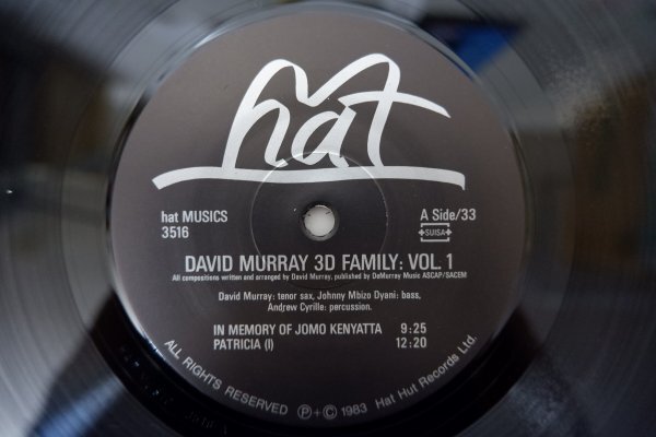 U3-035＜LP/美盤＞David Murray / 3D Family, Vol. 1の画像5