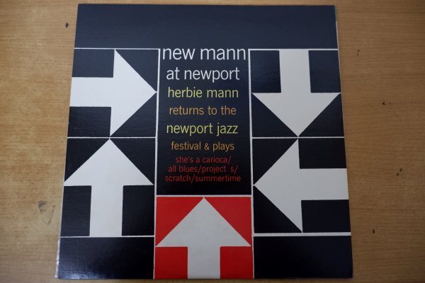 U3-044＜LP/US盤＞ハービー・マン Herbie Mann / New Mann At Newport_画像2